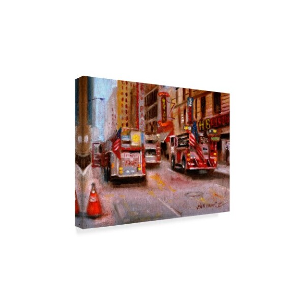 Hall Groat Ii 'Fire Department New York' Canvas Art,14x19